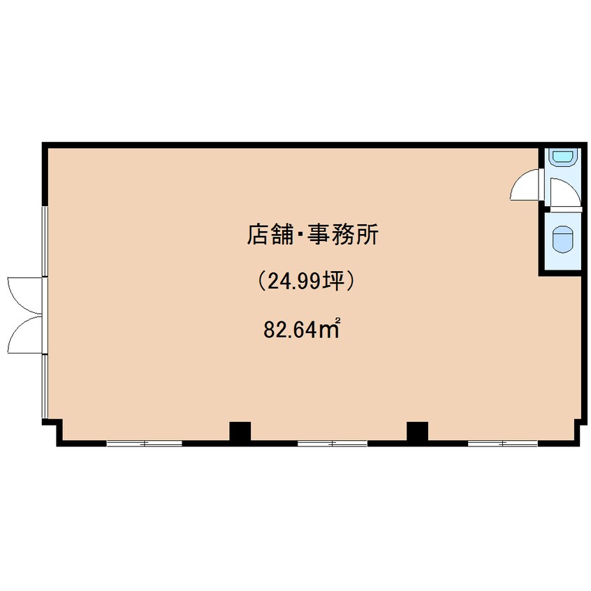 間取図 東海道本線/用宗駅 徒歩18分 1階 築40年