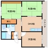 東海道本線/静岡駅 バス:21分:停歩4分 4階 築42年 3DKの間取り