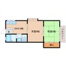 東海道本線/安倍川駅 徒歩25分 1階 築32年 2DKの間取り