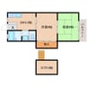 東海道本線/安倍川駅 徒歩25分 2階 築33年 2DKの間取り