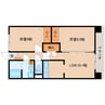 東海道本線/静岡駅 徒歩18分 8階 築26年 2LDKの間取り