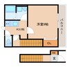 静岡鉄道静岡清水線/古庄駅 徒歩10分 2階 築浅 1Kの間取り