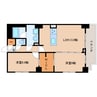 東海道本線/静岡駅 徒歩10分 7階 築浅 2LDKの間取り