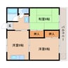 東海道本線/静岡駅 バス:39分:停歩1分 1階 築33年 2DKの間取り