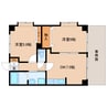 東海道本線/静岡駅 バス:14分:停歩7分 1階 築20年 2DKの間取り