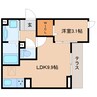静岡鉄道静岡清水線/新静岡駅 徒歩17分 1階 築浅 1LDKの間取り