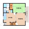 東海道本線/安倍川駅 徒歩7分 1階 築28年 2DKの間取り