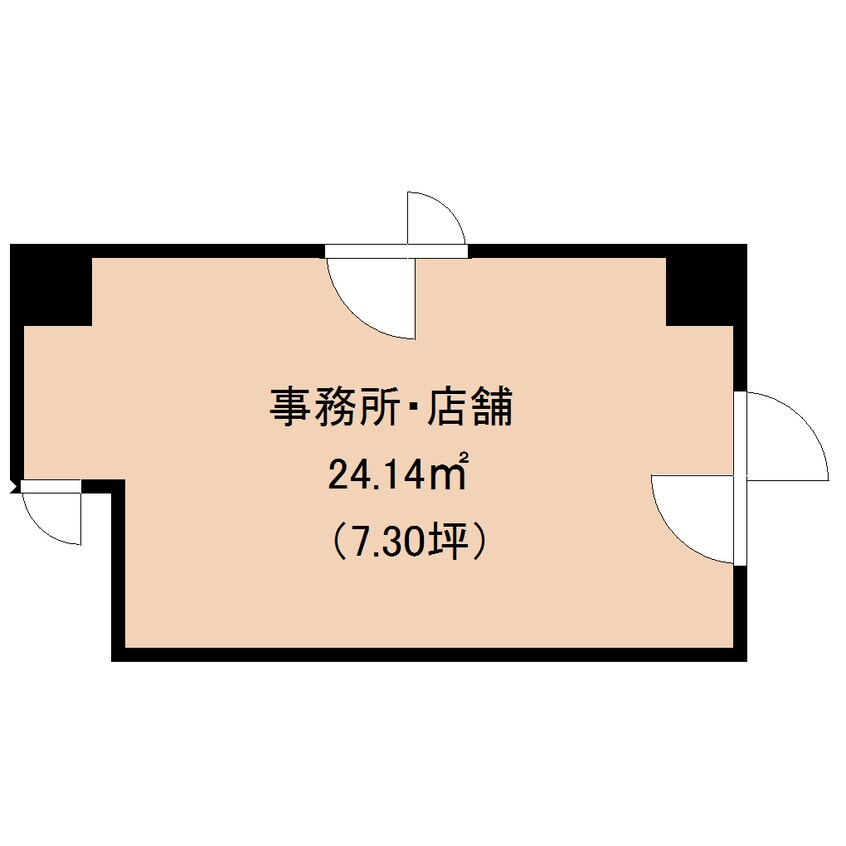 間取図 東海道本線/静岡駅 徒歩7分 8階 築33年