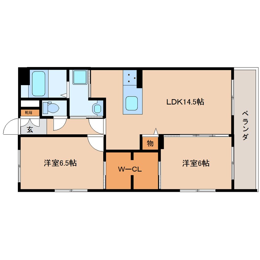 間取図 東海道本線/静岡駅 徒歩27分 1階 1年未満