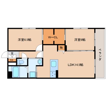 間取図 東海道本線/静岡駅 徒歩27分 3階 1年未満