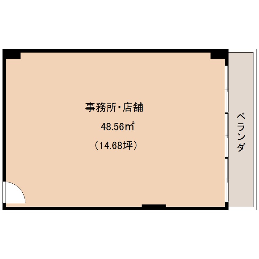 間取図 東海道本線/静岡駅 バス13分横内町静岡学園入口下車:停歩2分 3階 築50年