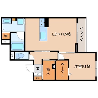 間取図 東海道本線/静岡駅 バス18分安東二丁目北下車:停歩2分 2階 1年未満