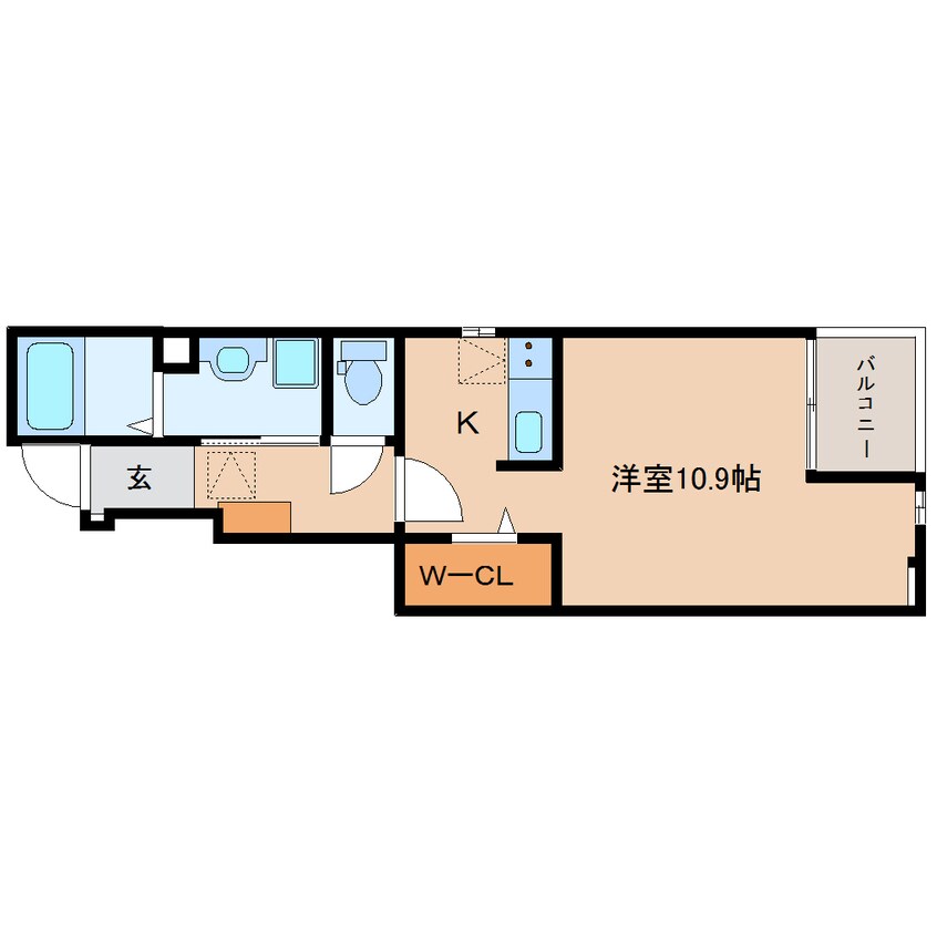 間取図 東海道本線/静岡駅 バス27分県工業技術研究所下車:停歩5分 1階 築1年