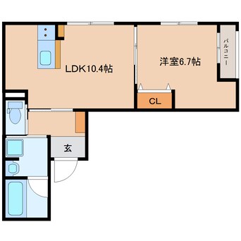 間取図 静岡鉄道静岡清水線/新静岡駅 徒歩15分 2階 建築中