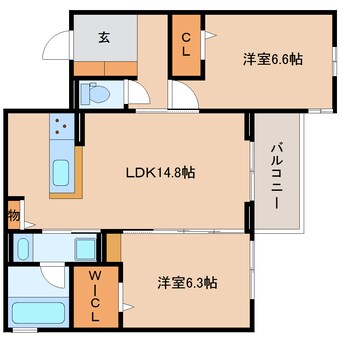 間取図 静岡鉄道静岡清水線/日吉町駅 徒歩17分 2階 1年未満