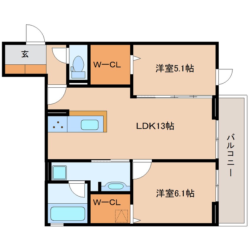 間取図 静岡鉄道静岡清水線/日吉町駅 徒歩17分 2階 建築中