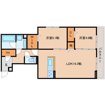 間取図 東海道本線/静岡駅 バス23分柳新田上下車:停歩3分 2階 建築中