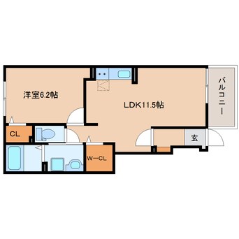 間取図 静岡鉄道静岡清水線/長沼駅 徒歩13分 1階 1年未満