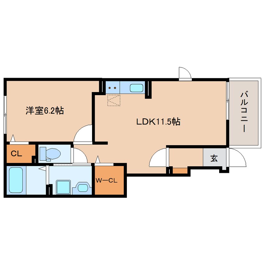 間取図 静岡鉄道静岡清水線/長沼駅 徒歩13分 1階 建築中