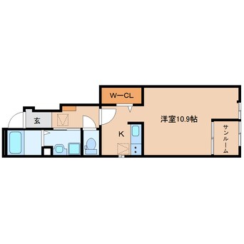 間取図 東海道本線/静岡駅 バス16分千代田一丁目下車:停歩4分 1階 1年未満