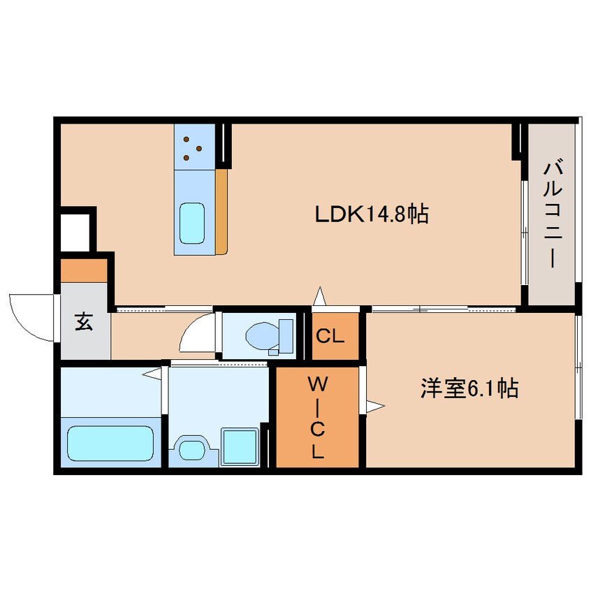 間取図 東海道本線/静岡駅 バス16分千代田一丁目下車:停歩6分 3階 1年未満