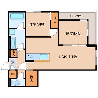 間取図 東海道本線/静岡駅 バス23分柳新田上下車:停歩3分 3階 建築中