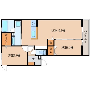 間取図 東海道本線/静岡駅 バス23分柳新田上下車:停歩3分 3階 建築中