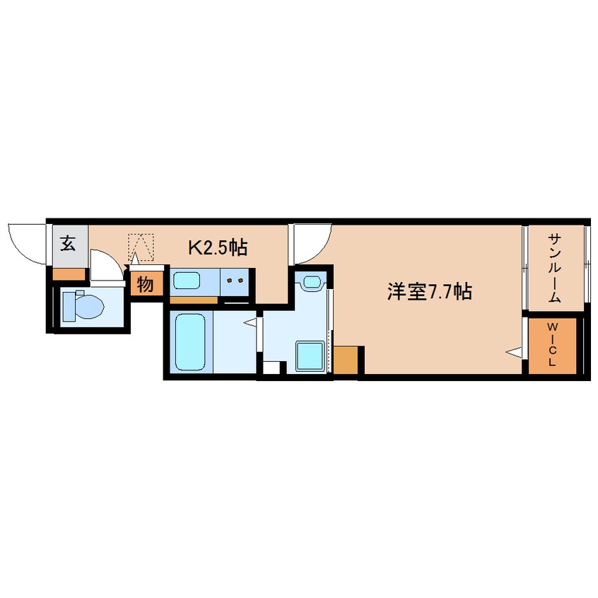 間取図 静岡鉄道静岡清水線/長沼駅 徒歩12分 1階 築1年