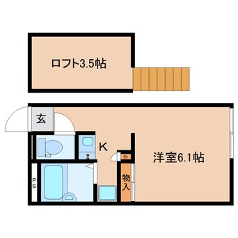 間取図 東海道本線/静岡駅 バス24分川合下車:停歩7分 1階 築25年