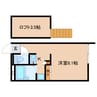 東海道本線/静岡駅 バス:24分:停歩7分 2階 築25年 1Kの間取り