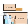 東海道本線/静岡駅 バス:24分:停歩7分 2階 築25年 1Kの間取り