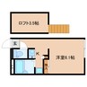 東海道本線/静岡駅 バス:24分:停歩7分 2階 築25年 1Kの間取り