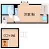 静岡鉄道静岡清水線/音羽町駅 徒歩20分 2階 築36年 1Rの間取り