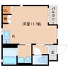 東海道本線/静岡駅 バス:15分:停歩5分 1階 築17年 1Rの間取り