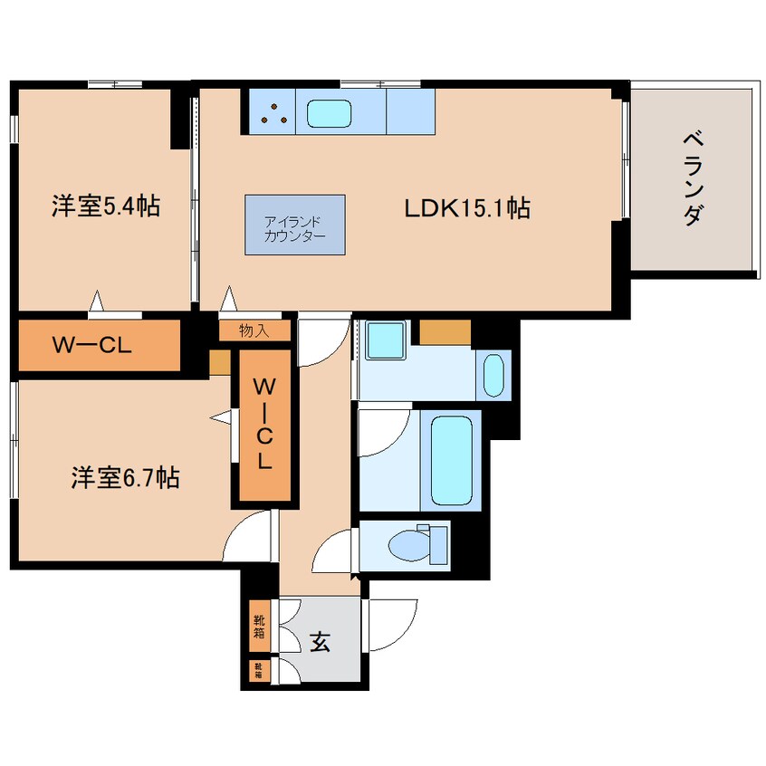 間取図 静岡鉄道静岡清水線/新静岡駅 徒歩19分 1階 建築中