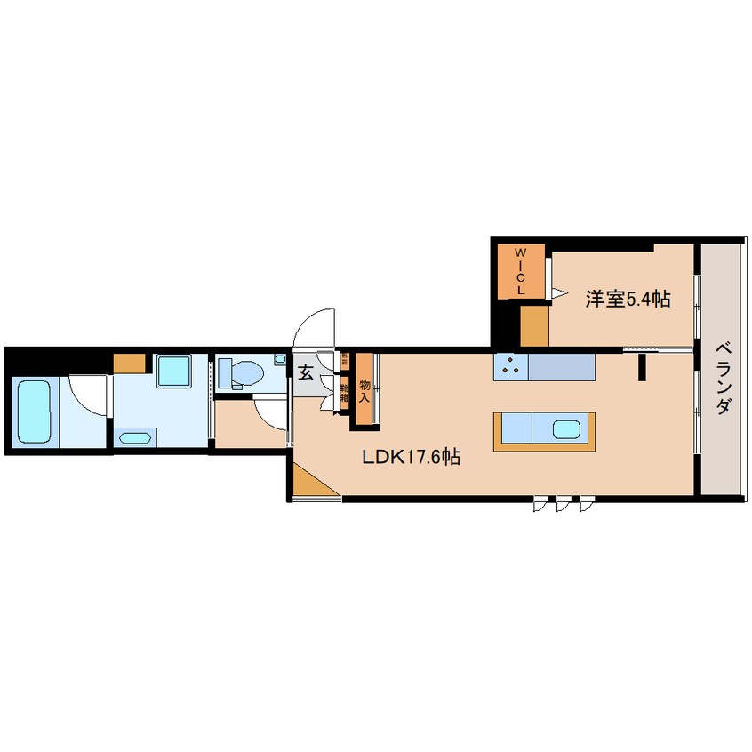 間取図 東海道本線/静岡駅 徒歩22分 4階 建築中