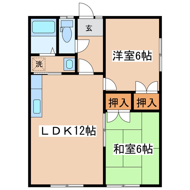 間取り図 ミナモトハイツ