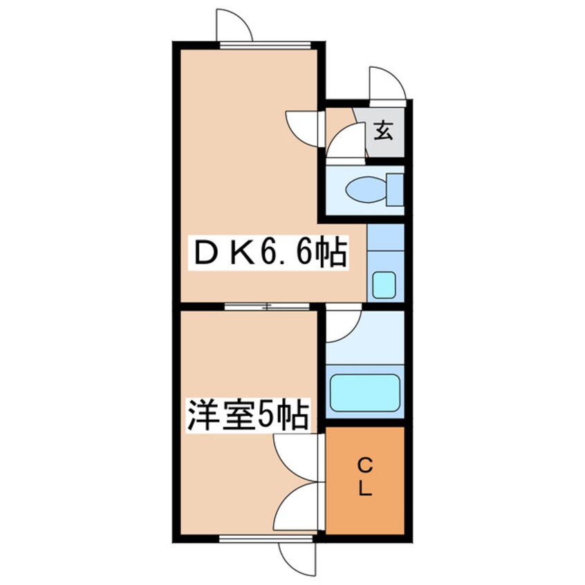 間取図 メゾンド千田Ｂ