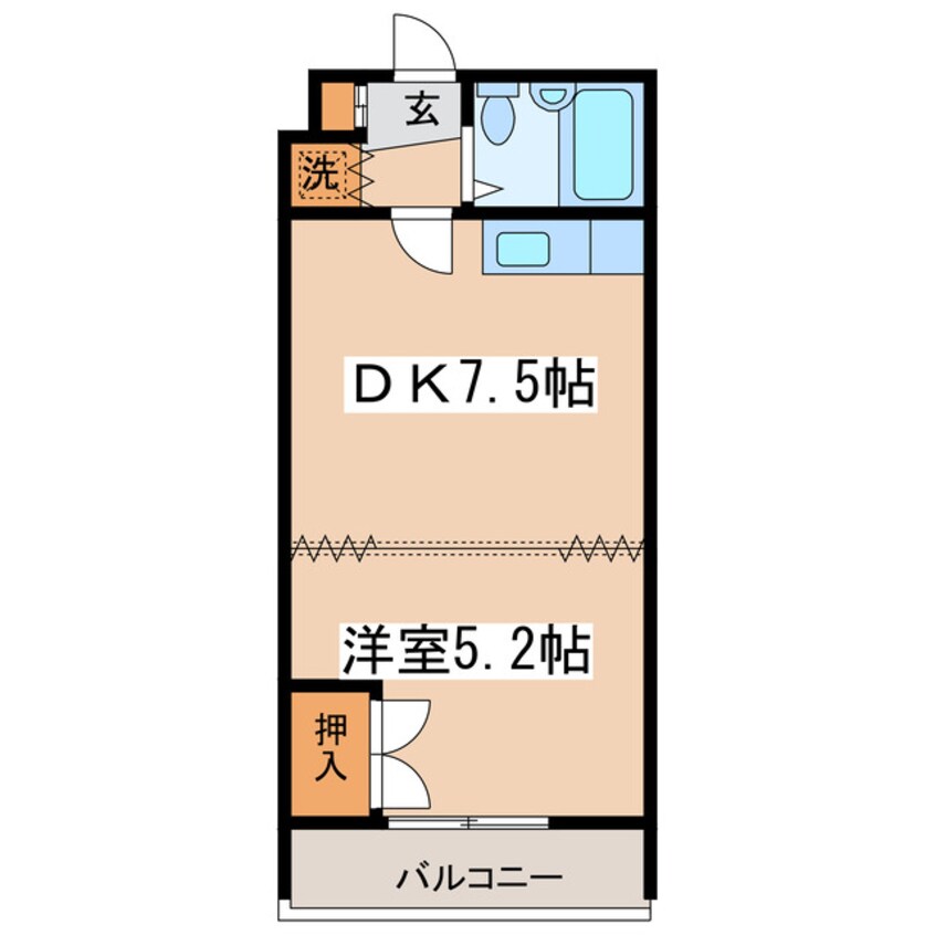 間取図 富士マンション浪花