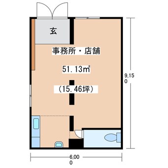 間取図 富士マンション浪花