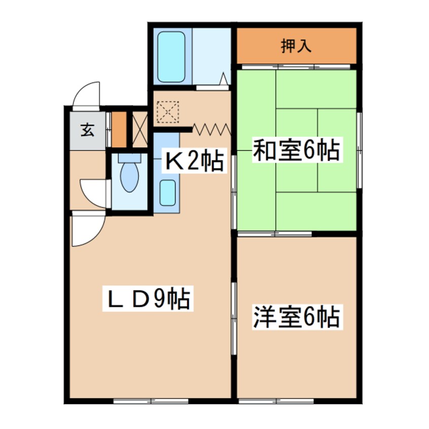 間取図 第一晴富ハイツ