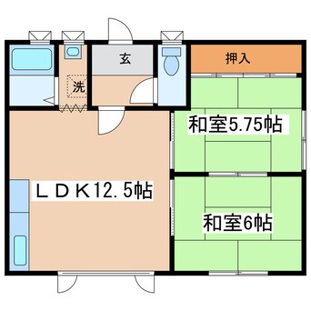 間取図 平成ハイツ