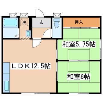 間取図 平成ハイツ