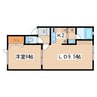 ハーバーサイドＡ 1LDKの間取り