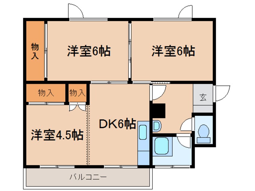 間取図 パークサイドＮ