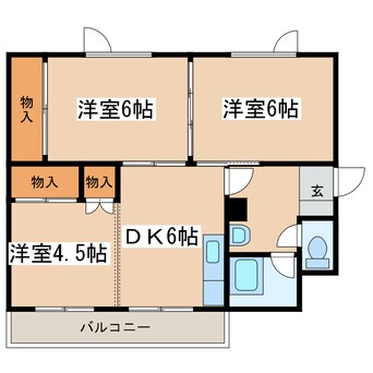 間取図 パークサイドＮ