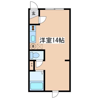 間取図 パークサイド廉