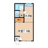 クインヒルズANNEX 1Kの間取り