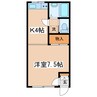 クインヒルズANNEX 1Kの間取り