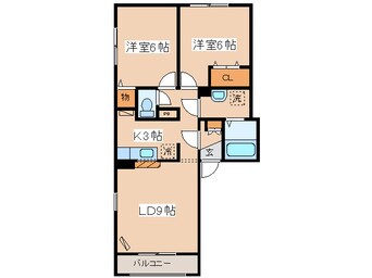 間取図 ロイウッド南大通